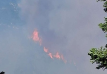 Συναγερμός στο Θέρμο: Μεγάλη πυρκαγιά σε εξέλιξη στον Δρυμώνα – Πνέουν ισχυροί άνεμοι